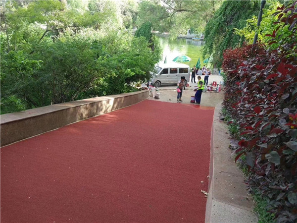 东莞彩色路面施工