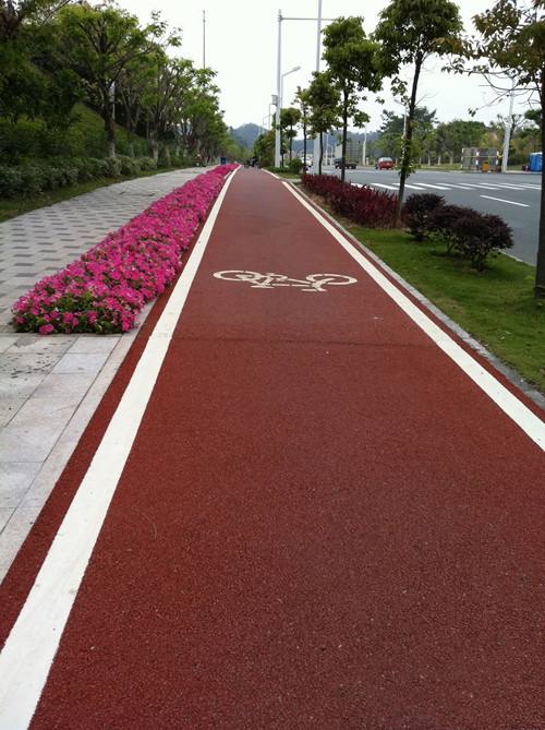 东莞核心承接彩色路面、水洗石、树脂胶粘石施工及庭院景观