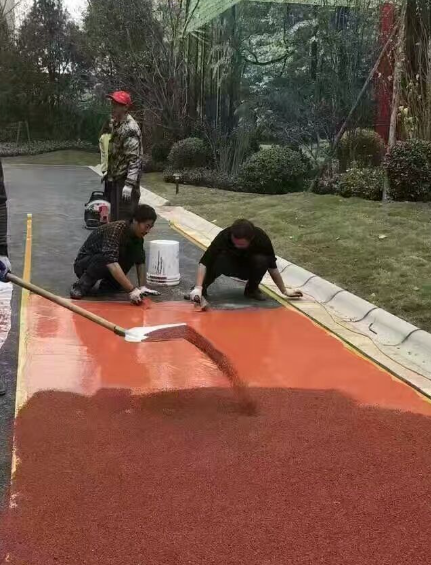 东莞彩色路面改色是提升路面美观性